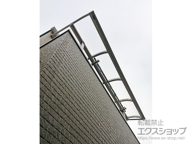 埼玉県さいたま市ののバルコニー・ベランダ屋根 プレシオステラス R型 屋根タイプ 単体 積雪〜20cm対応 施工例