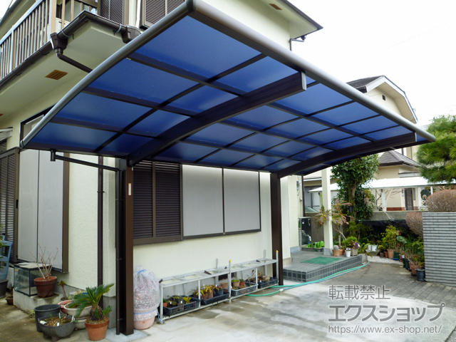 神奈川県南足柄市ののカーポート プレシオスポート 積雪〜20cm対応 施工例