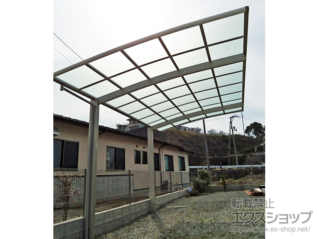 広島県三原市ののカーポート レイナポートグラン　積雪〜20cm対応 施工例