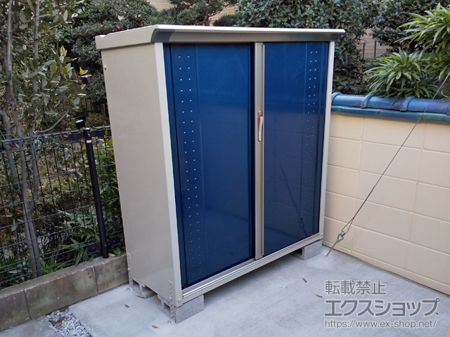 埼玉県所沢市のの物置・屋外倉庫 グランプレステージジャンプ 1304×530×1400 GP-135C-F-DB 施工例