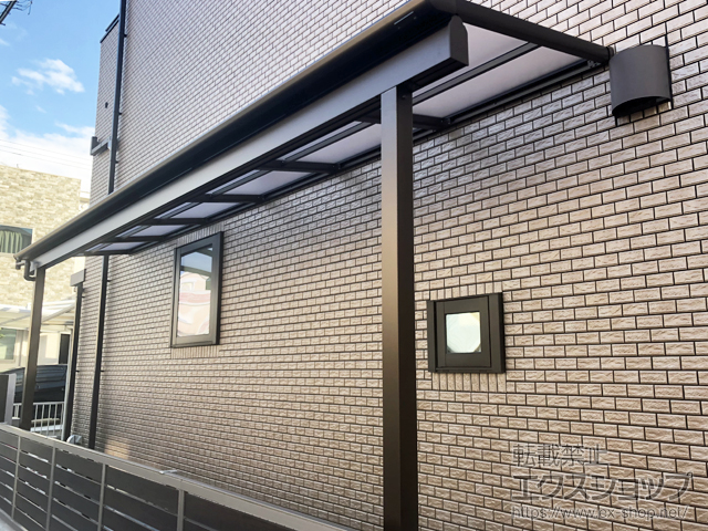 愛知県豊田市ののテラス屋根 ヴェクターテラス F型 テラスタイプ 単体 積雪〜20cm対応 施工例