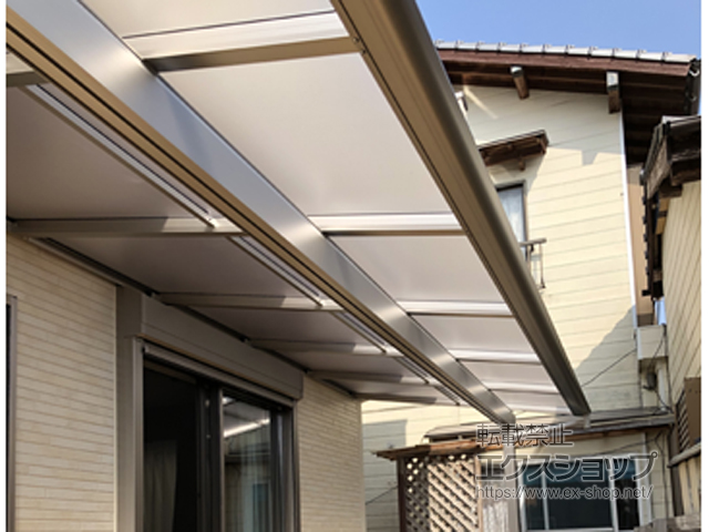 福岡県福岡市ののテラス屋根 ヴェクターテラス F型 テラスタイプ 単体 積雪〜20cm対応 施工例