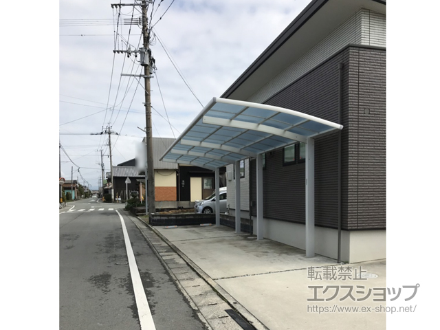 福岡県柳川市ののカーポート レイナポートグラン 縦連棟　積雪〜20cm対応 施工例