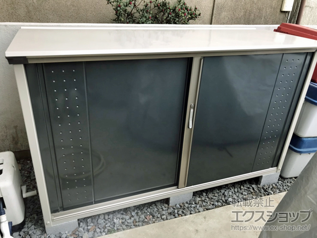 埼玉県川越市のの物置・屋外倉庫 グランプレステージジャンプ 1879×750×1100（GP-197D-F） GP-197D-F-JG 施工例