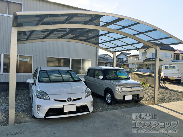 静岡県榛原郡吉田町ののカーポート レイナツインポートグラン　積雪〜20cm対応 施工例