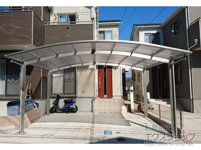 千葉県柏市ののカーポート レイナツインポートグラン　積雪〜20cm対応 施工例