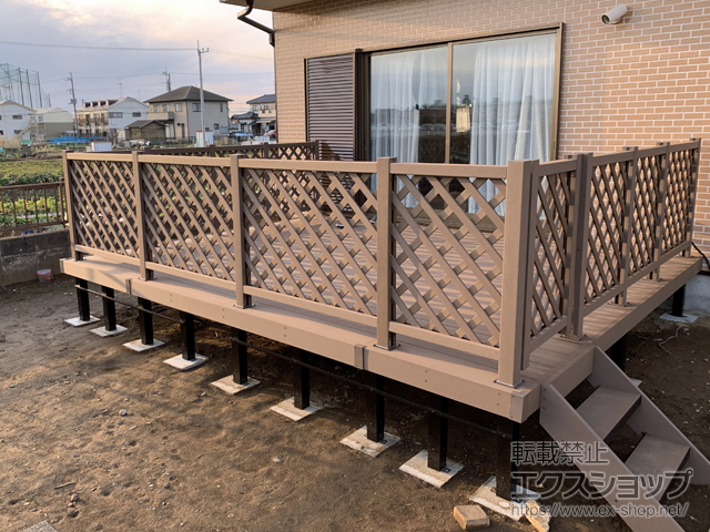 千葉県市原市ののウッドデッキ リウッドデッキ 200 施工例