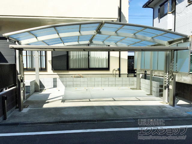 東京都町田市ののカーポート レイナポートグラン M合掌　積雪〜20cm対応 施工例