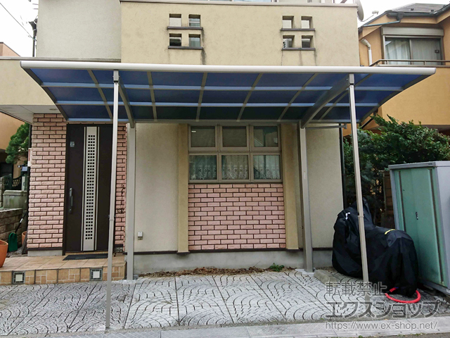 東京都練馬区ののサイクルポート・駐輪場 レイナポートグランミニ 積雪〜20cm対応 施工例