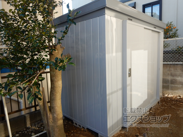 静岡県浜松市のの物置・屋外倉庫 断熱物置 ネクスタプラス 扉タイプ 一般型 2630×1370×2075（NXP-36ST） NXP-36ST-MG 施工例