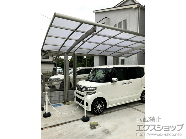 埼玉県さいたま市ののバルコニー・ベランダ屋根、カーポート プレシオスポート 積雪〜20cm対応 施工例