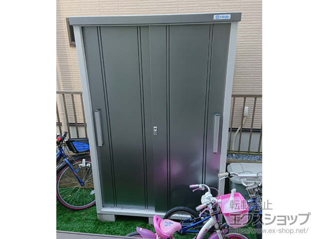 千葉県我孫子市のの物置・屋外倉庫 クール COOL-1350 一般型 1300×500×1937 COOL-1350-GM 施工例