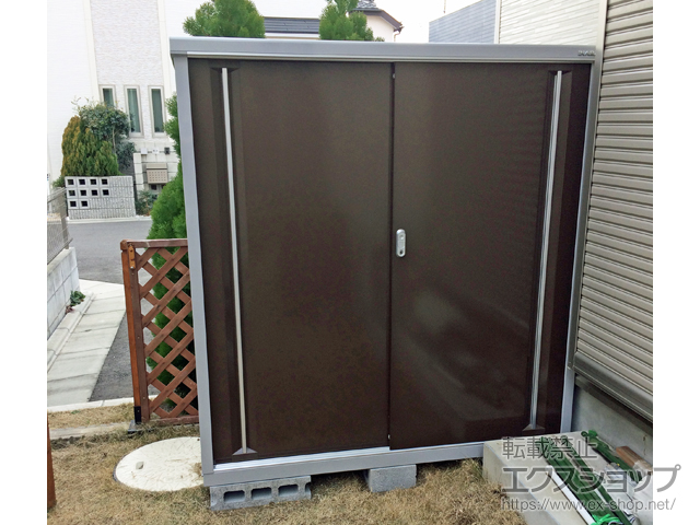 神奈川県藤沢市のの物置・屋外倉庫 シンプリー 一般型 1520×755×1603（MJX-157D-P） MJX-157D-P-TB 施工例