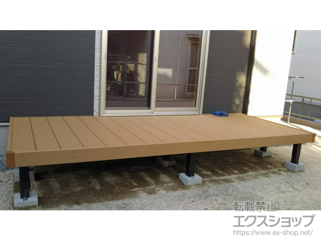 熊本県熊本市ののウッドデッキ リウッドデッキ 200 施工例