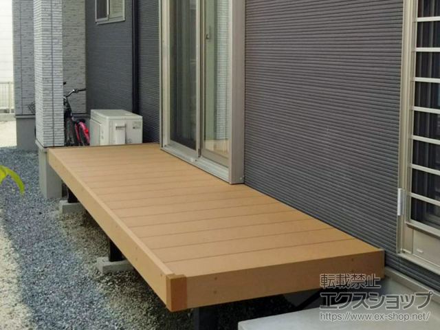 熊本県熊本市ののウッドデッキ リウッドデッキ 200 施工例