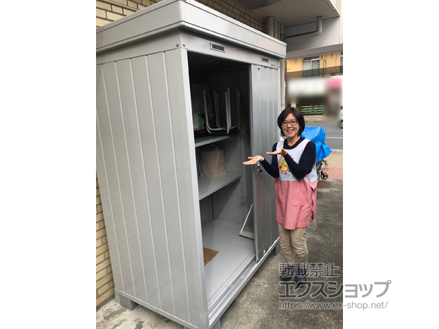 神奈川県横浜市のの物置・屋外倉庫 ネクスタ 一般型 1530×950×2020 NXN-15S-FS 施工例