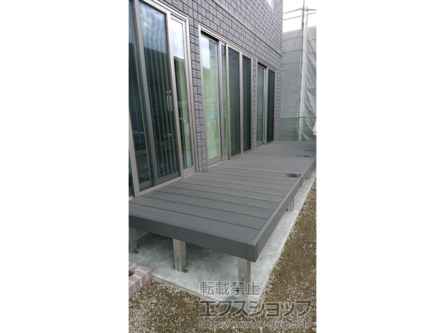 長崎県諫早市ののウッドデッキ リウッドデッキ 200 施工例