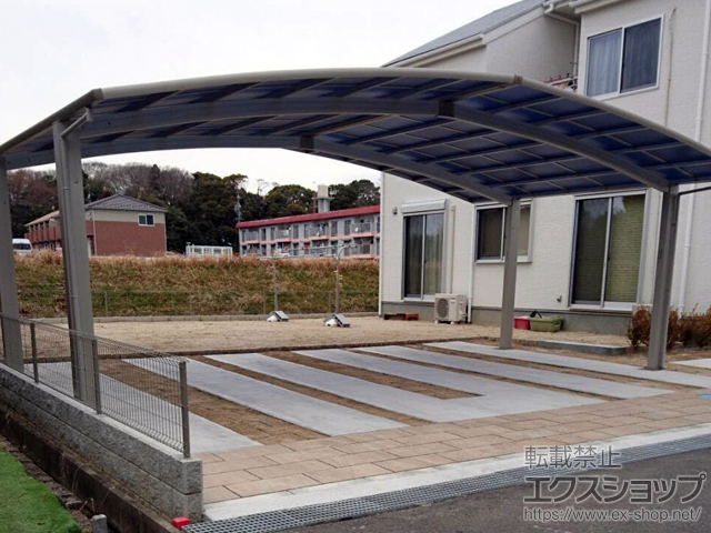 愛知県稲沢市ののカーポート レイナトリプルポートグラン　積雪〜20cm対応 施工例