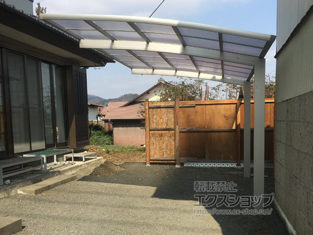 栃木県鹿沼市ののカーポート レイナポートグラン　積雪〜20cm対応 施工例