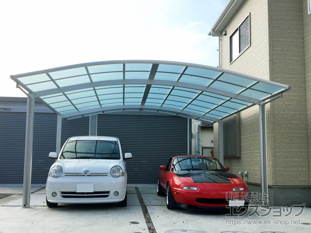 神奈川県秦野市ののカーポート レイナツインポートグラン　積雪〜20cm対応 施工例