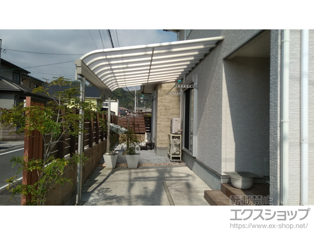 福岡県京都郡苅田町ののテラス屋根 ヴェクターテラス R型 テラスタイプ 単体 積雪〜20cm対応 施工例