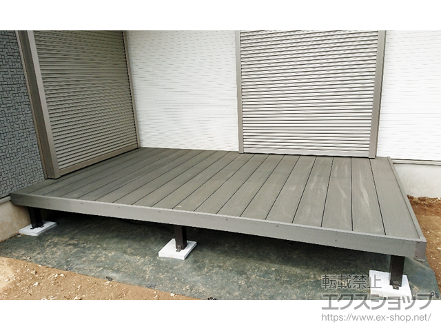 千葉県佐倉市ののウッドデッキ リウッドデッキ 200 施工例