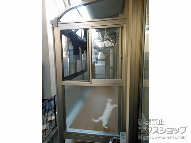 千葉県市川市ののテラス囲い・サンルーム サニージュ R型 床納まり ランマ無 積雪〜20cm対応 施工例