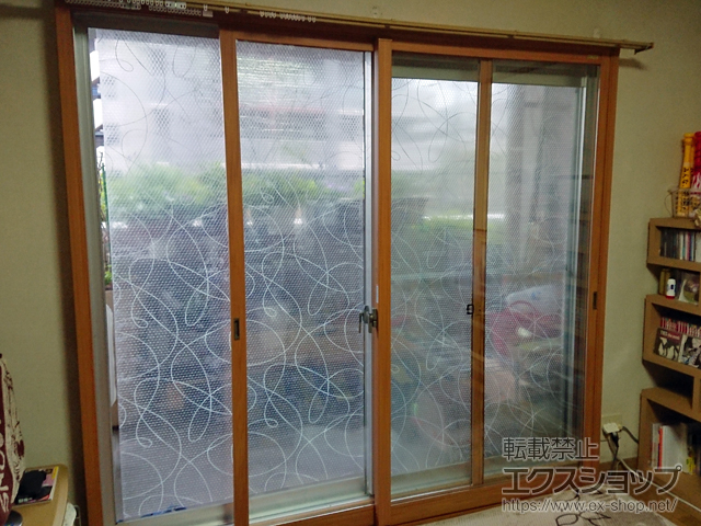 福岡県大野城市のの二重窓（内窓） インプラス ダストバリア仕様 引違い窓 2枚建 施工例