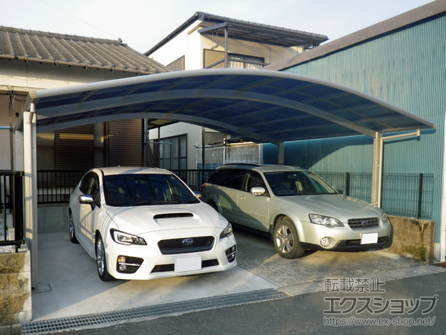 福岡県嘉穂郡桂川町ののカーポート レイナツインポートグラン　積雪〜20cm対応 施工例