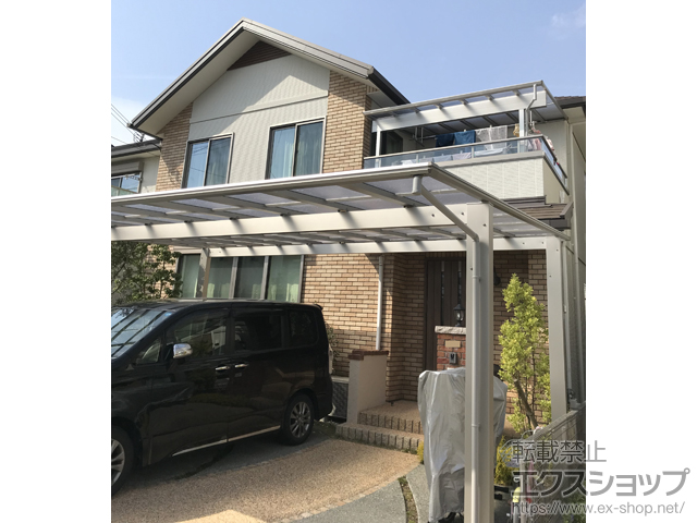 兵庫県神戸市のバルコニー ベランダ屋根 カーポート施工例 兵庫県神戸市のバルコニー ベランダ屋根 カーポート施工例