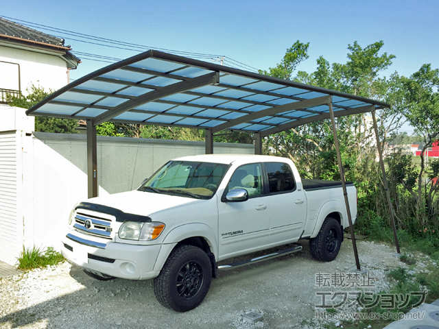 千葉県匝瑳市ののカーポート レイナポートグラン 延長　積雪〜20cm対応 施工例