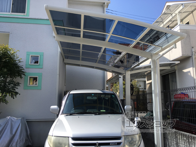 大阪府枚方市ののカーポート レイナポートグラン　積雪〜20cm対応 施工例