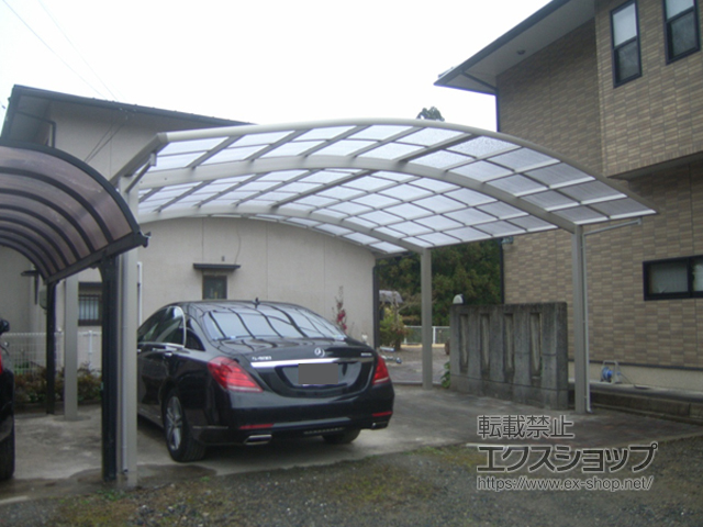 岐阜県山県市ののカーポート レイナツインポートグラン　積雪〜20cm対応 施工例