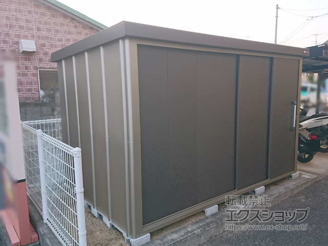 愛媛県松山市のの物置・屋外倉庫 エスケーエイト SK8-180 一般型 3000×2000×1940 SK8-180-GK 施工例