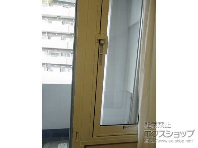 東京都品川区のの二重窓（内窓） インプラス ダストバリア仕様 開き窓 外観左吊元 ※連窓仕様 施工例