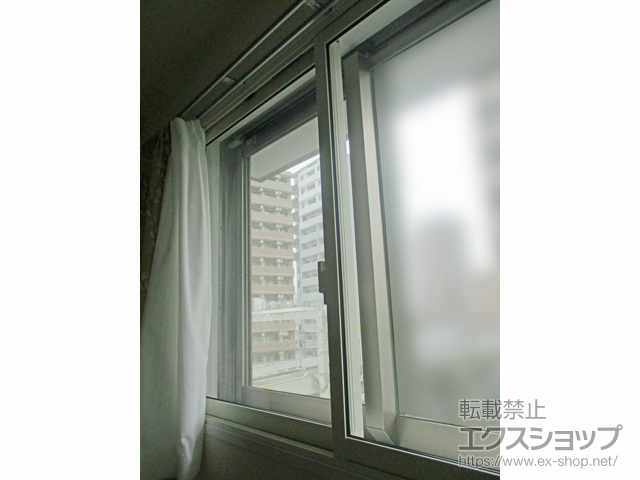 東京都品川区のの二重窓（内窓） インプラス ダストバリア仕様 引違い窓 変則2枚建 ※連窓仕様 施工例