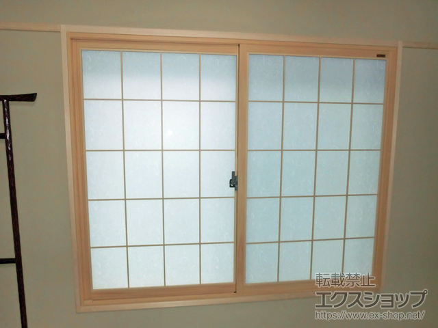 静岡県熱海市のの二重窓（内窓） インプラス ダストバリア仕様 引違い窓 2枚建 施工例
