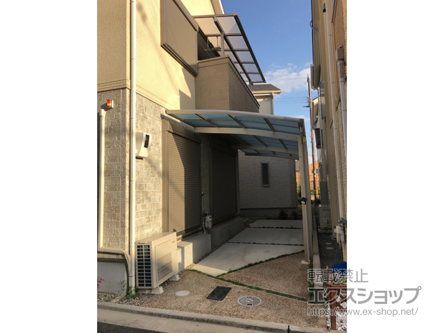 大阪府大阪市ののカーポート レイナポートグラン 延長　積雪〜20cm対応 施工例