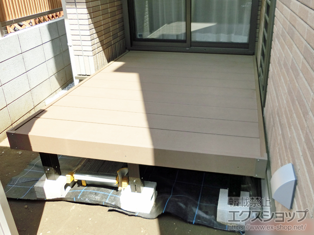 東京都練馬区ののウッドデッキ リウッドデッキ 200 施工例