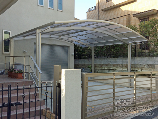 神奈川県鎌倉市ののカーポート レイナツインポートグラン　積雪〜20cm対応 施工例