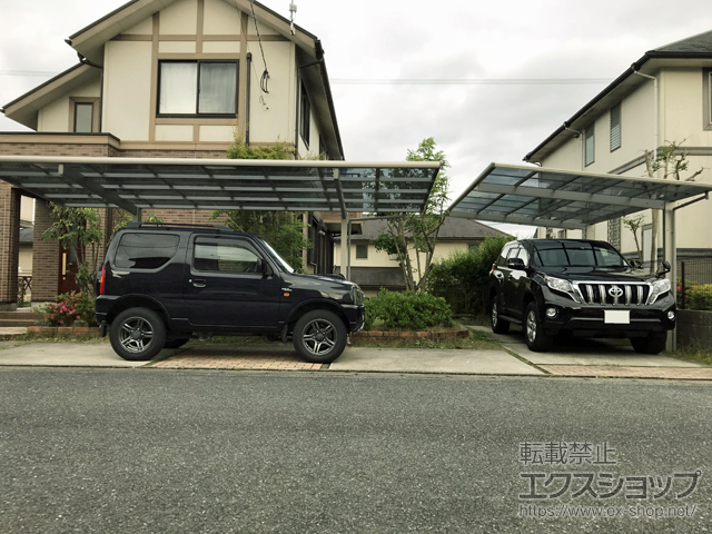 福岡県小郡市ののカーポート エフルージュグラン　積雪〜20cm対応 施工例