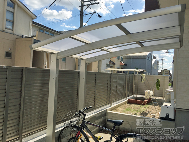 愛知県名古屋市ののサイクルポート・駐輪場 レイナポートグランミニ 積雪〜20cm対応 施工例