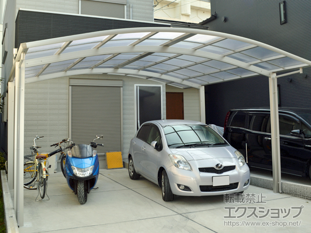 大阪府大阪市ののカーポート レイナツインポートグラン　積雪〜20cm対応 施工例