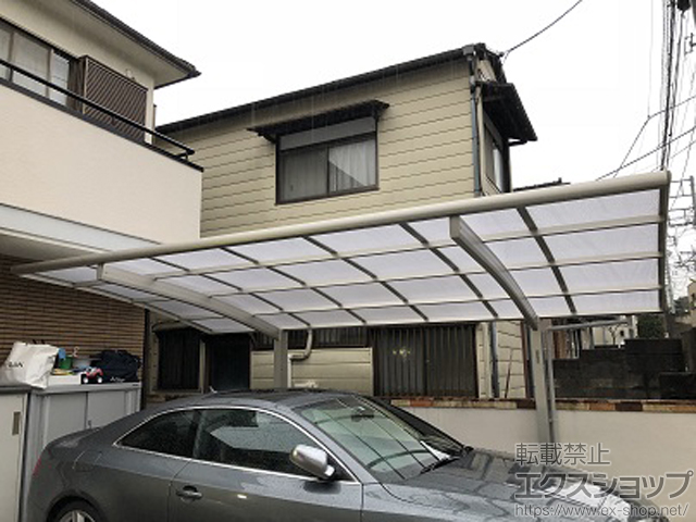 東京都世田谷区ののカーポート プレシオスポート 積雪〜20cm対応 施工例