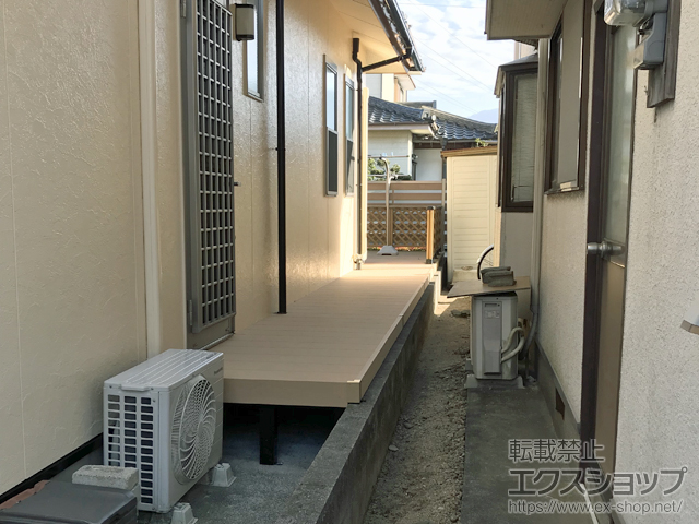 福岡県うきは市ののウッドデッキ リウッドデッキ 200 施工例