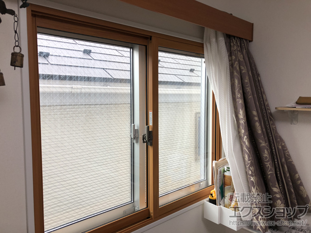 東京都板橋区のの二重窓（内窓） インプラス ダストバリア仕様 引違い窓 2枚建 施工例