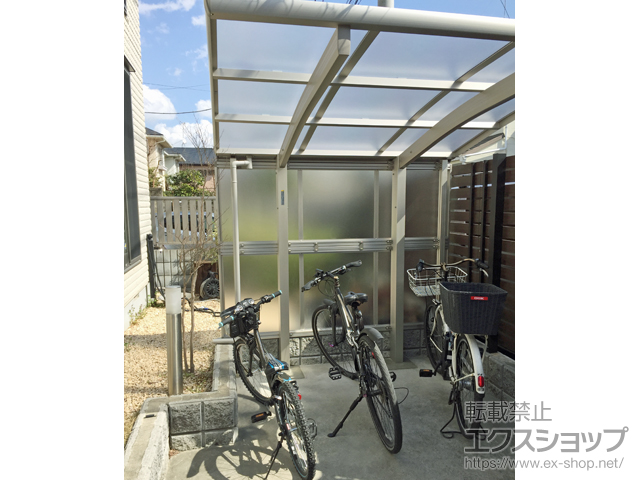 東京都調布市ののサイクルポート・駐輪場 レイナポートグランミニ 積雪〜20cm対応 施工例