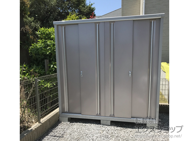 東京都清瀬市のの物置・屋外倉庫 シンプリー 一般型 1940×905×1903 MJX-199E-AR 施工例