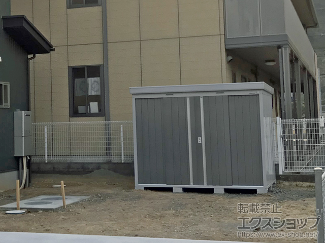 静岡県藤枝市のの物置・屋外倉庫 ネクスタ 一般型 2630×1790×2020 NXN-50S-PG 施工例