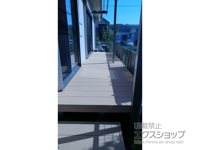 熊本県荒尾市ののウッドデッキ リウッドデッキ 200 施工例